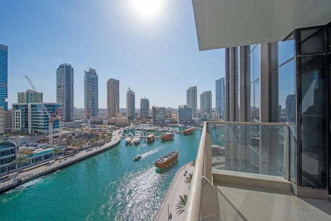 Pelican Stay - Full Marina And Pool View Dubai Apartment